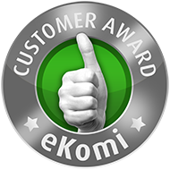 Нагороджено стандартним знаком якості eKomi!
